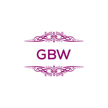 GBW creative minimalist letter logo.