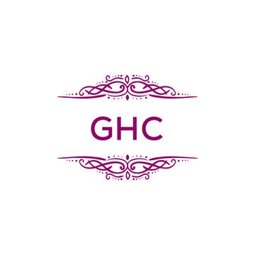 GHC creative minimalist letter logo.