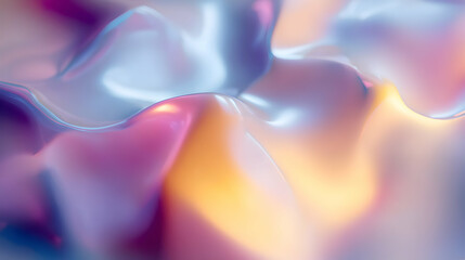 Poster - Chromatic luminescence featuring fluid gradients and ethereal highlights for a captivating backdrop