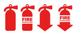 © ahmaddonii - Fire extingusher icons set vector illustration