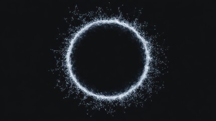 Poster - Abstract glowing circular frame