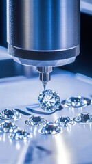 Poster - Diamonds automation machine process factory