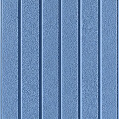 Poster - Detailed close up view of a textured surface composed of vertical, parallel lines. The color is a solid, slightly speckled light blue, suggesting a material like metal or plastic. The image is well