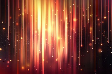Poster - Glowing mystical rays of light flowing down an enchanting dark background, magical light rays beams background video glow effect