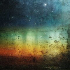 Poster - abstract cosmic texture with vibrant colors and starry effect creating a celestial and dreamy atmosp