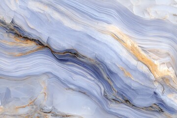 Poster - Elegant Blue Agate Stone Texture with Veins and Natural Patterns for Interior Design