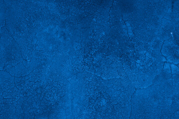 Aufkleber - Old wall pattern texture cement blue dark abstract  blue color design are light with black gradient background.