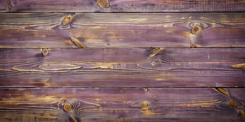 Poster - A weathered purple wooden plank surface with a rustic and vintage aesthetic.