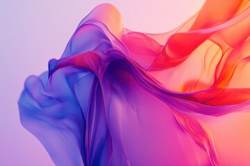 Poster - Dynamic abstract technology background featuring vibrant flowing shapes and a logo space for branding, 4K Abstract Technology Background With Logo Space