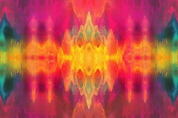 Poster - Vibrant abstract soundwave pattern showcasing colorful energy and dynamic movement, Abstract Soundwave Pattern with Vibrant Colors
