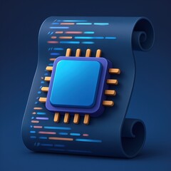 Poster - Microchip Illustration