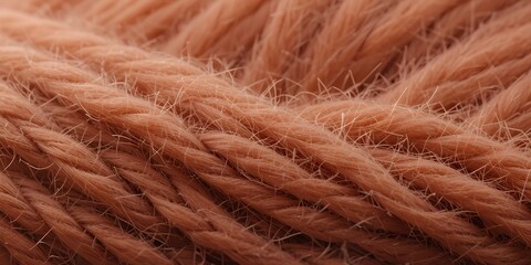 Poster - Wool Thread Macro Photography, A Close-up View Reveals The Texture. Showing Individual Fibers Detail, It Emphasizes Textile Material, Quality. Excellent Resource For Fiber Arts Projects, Crafts,