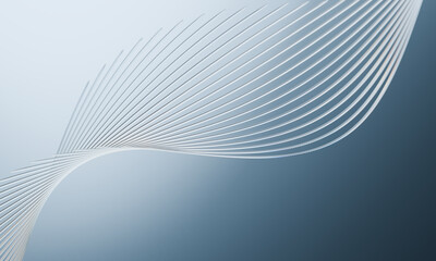 Poster - Elegant Blue Linear Network with Soft Gradient Background for Tech Companies