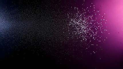 Poster - abstract background with pink and purple particles