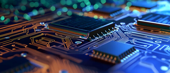 Poster - Complex Circuit Board Detail