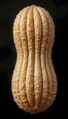 Aufkleber - Close-up Peanut Shell Texture, Highlighting The Intricate Grooves. Fibrous Detail Is Shown, Offering A Natural, Earthy Feeling. An Agricultural Product Displayed In Magnified Detail, Presenting