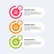 © Bima Pamungkas - Three steps infographic with a lightbulb a checklist and gears.
