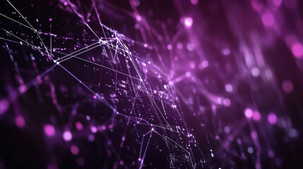 abstract digital connections visualizing data exchange and blockchain technology, showcasing decentr
