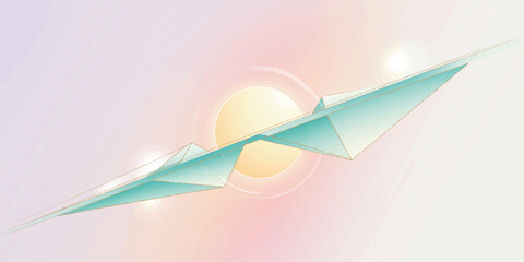 Aufkleber - Minimal Geometric Gradient EPS background