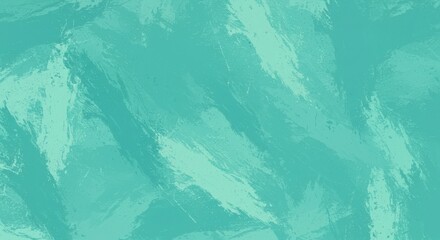 Aufkleber - Turquoise textured background with brushstroke effect and subtle color variations