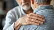© IMAGINIAC - Elderly Men Sharing Comfort and Support