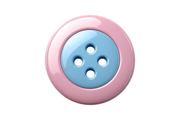 colorful button isolated on transparent background