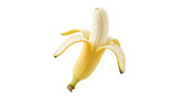 peeled banana without background png
