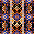 © Kannika - Dark background seamless geometric pattern. Designed for decoration, background, textile, carpet.