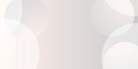 Poster - Abstract white background. Modenr abstractr light silver elegant circle shape design background.