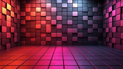 Poster - a vibrant 3d background displays a realistic play of artistic color in 4k resolution, showcasing a c