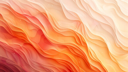 Poster - Layered, abstract design with warm color transitions.