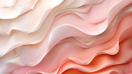 Poster - Abstract design of soft, flowing, pastel colors.