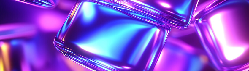 Poster - Dynamic abstract light patterns digital art colorful background creative environment close-up view modern aesthetics