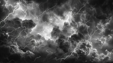 Poster - Dark storm clouds with lightning stock photo --ar 16:9 --raw --v 6 Job ID: 474304ba-9062-412d-8911-8c9f4d4a048b
