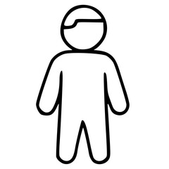 Poster - Simple Human Icon