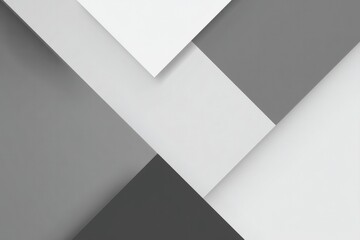 Poster - digital canvas of abstract geometric shapes set against monochrome background