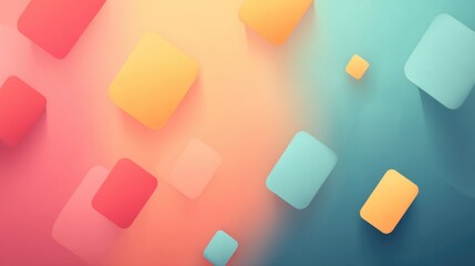 Aufkleber - capture minimalistic abstract design featuring random geometric shapes against subdued background