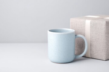 Aufkleber - capture minimalistic image symbolizing father day showcasing simple gift such as tie or mug position