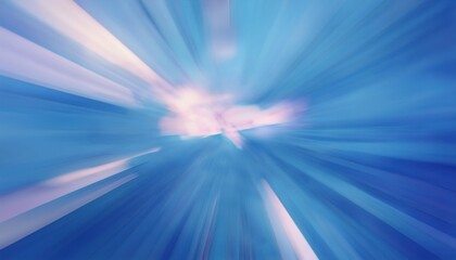 Poster - abstract blue light burst background for digital branding, web design, futuristic themes, or print media dynamic motion graphic illustration

