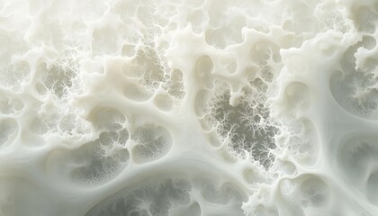 Aufkleber - Abstract White Foam Bubbles with Detailed Texture a Surface Pattern Background Featuring Organic Cells Clean Minimalist Design and Modern Look