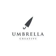 Fototapete - Umbrella logo template design with unique and creative concept.