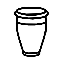 Poster - Simple Conga Drum Illustration