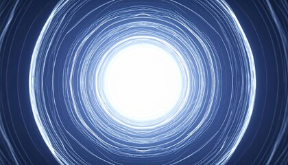 Aufkleber - Dynamic light spiral journey abstract space digital artwork cosmic environment central perspective energy flow concept