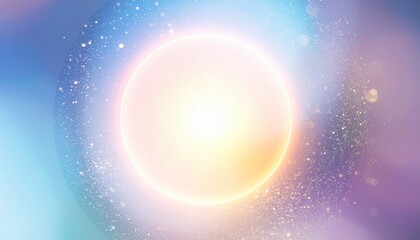 Poster - Celestial light burst digital art abstract cosmic environment vibrant colors enthralling concept