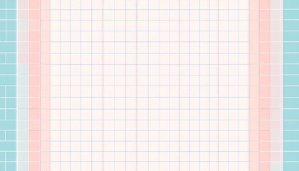 Poster - Grid pattern design interior space digital artwork minimalist environment aerial view contemporary concept