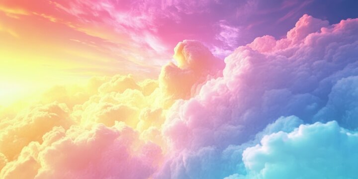 Loop prism background with dream ripple mist