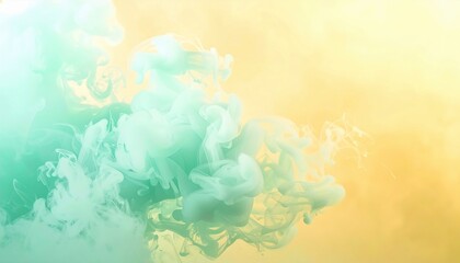 Poster - Dynamic colorful smoke effect studio digital art abstract aerial view artistic expression