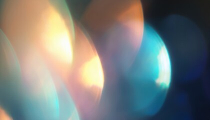 Poster - soft glowing abstract light bokeh for new year web design, branding backgrounds, digital graphics, or festive print media colorful blur photo

