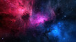 © Gun - Stunning Cosmic Nebula with Vibrant Red and Blue Colors in Deep Space Background