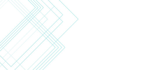 Fototapete - Abstract minimalist geometric background with diagonal lines in soft pastel cyan on a clean white canvas. Modern airy tech-inspired aesthetic. Ideal for UI backgrounds, presentations.